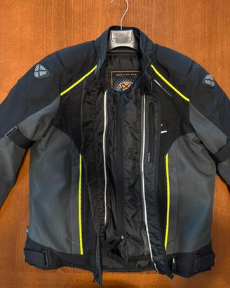 Giacca moto IXON Stratus HP Black/Grey/Yellow XL