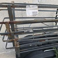 5 portavasi da ringhiera in ferro