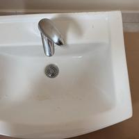 lavandino bianco bagno cm60x48 +rubinetto+tubi 