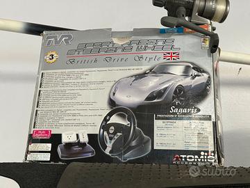 Volante + pedaliera pc anni 2000