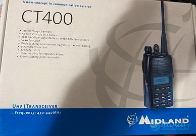 Radio ricetrasmittente UHF