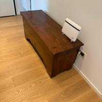 Cassapanca legno, arte povera primi 900