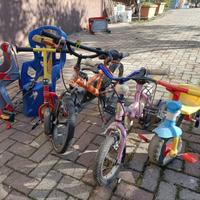 bici bambino e portabimbi