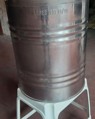 Fusto / Bidone in Acciaio Inox 18/10 SUPER INOX