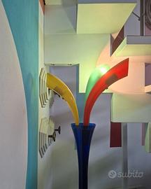 Lampada da terra murano di Sylcom, anni '90