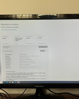 PC Acer Veriton i7-6700 8GB 1TB + Monitor 24”