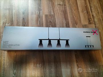 lampadario modern living con 4 punti luce