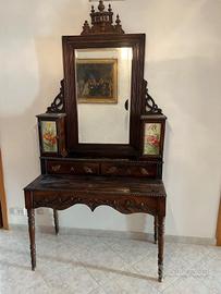 Console toiletta antica 