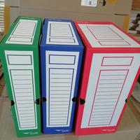 scatola archivio cartone colorato 