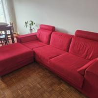 Divano rosso