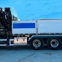 Autocarro Scania G400 4 assi gru e ribaltabile
