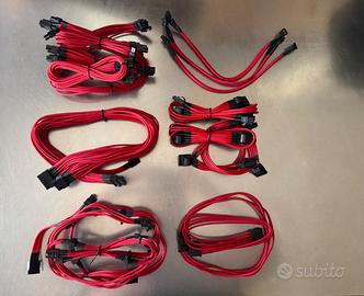 Cavi Sleeve Corsair per Desktop [Red]