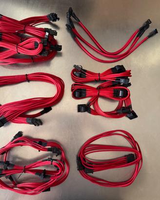 Cavi Sleeve Corsair per Desktop [Red]