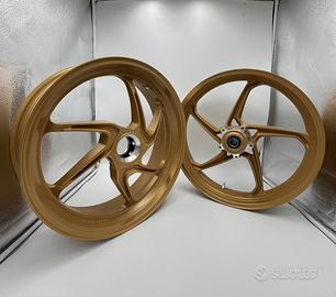 coppia cerchi superveloce oro