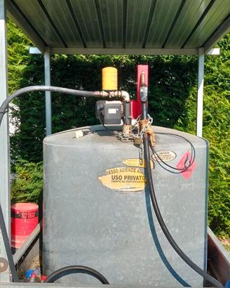 serbatoio gasolio zincato LT1500