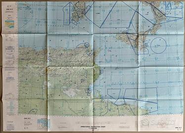 Mappa Aeronautica ONC G-2 vintage come nuova