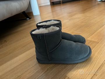 Stivali scarpe EMU bambina grigi numero 35