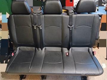 Panca posteriore in pelle per Mercedes Vito