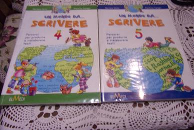 2 vol.Guide italiano Un mondo da scrivere 4^5^
