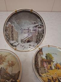 Quattro stagioni in porcellana 