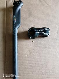 reggisella e attacco manubrio Tom Riktey in carbon