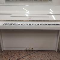 Pianoforte Ibach bianco tedesco con trasporto