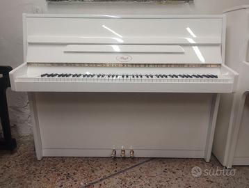 Pianoforte Ibach bianco tedesco con trasporto