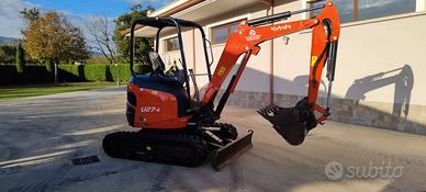 MINIESCAVATORE KUBOTA U27-4 PARI AL NUOVO