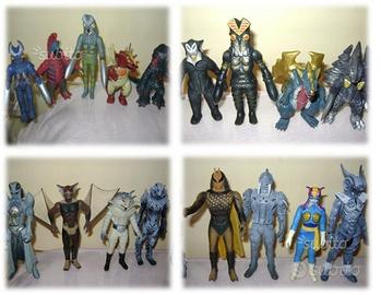 Vinili sofubi bandai ultraman & kamen rider kaijuu