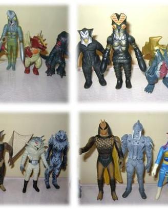 Vinili sofubi bandai ultraman & kamen rider kaijuu