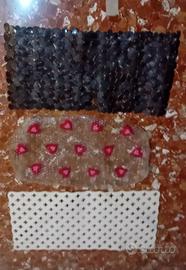 3 tappetini antiscivolo per doccia