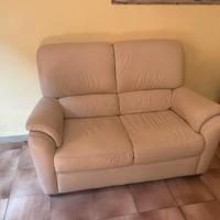 Divano in pelle 2 posti
