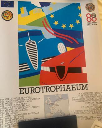 Lotto poster vintage Alfa Romeo