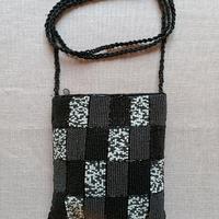 Borsa a tracolla con perline