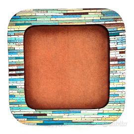 Cornice colorata artigianale