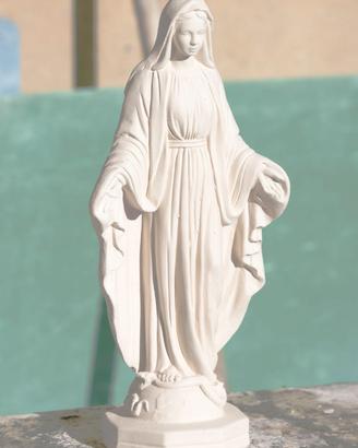 Statua Madonna immacolata 40 cm in Cemento Bianco
