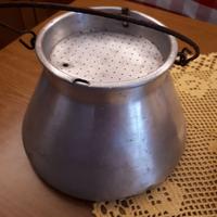 Secchiello cola latte vintage alluminio