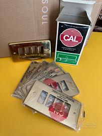 Lotto Placche Copri Interruttore in Ottone