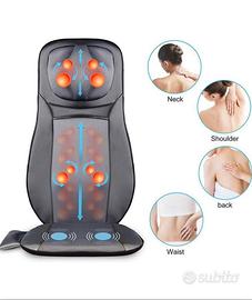 Cuscino massaggi riscaldato