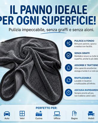 panno in microfibra