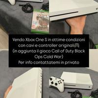 Xbox One S perfettamente funzionante.