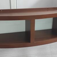 Vetrine sospese in legno con retro in vetro