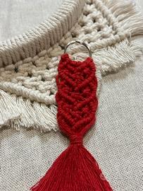 Portachiavi In macramé
