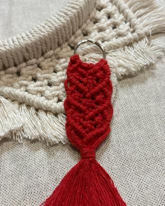 Portachiavi In macramé