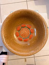 Ciotola ceramica d’arte Gemi Faenza anni 70