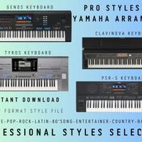 STYLES PROFESSIONALI PER ARRANGER YAMAHA