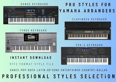 STYLES PROFESSIONALI PER ARRANGER YAMAHA