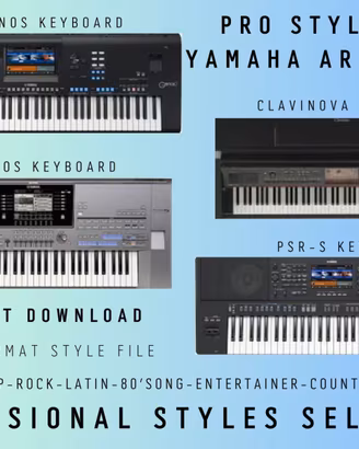 STYLES PROFESSIONALI PER ARRANGER YAMAHA