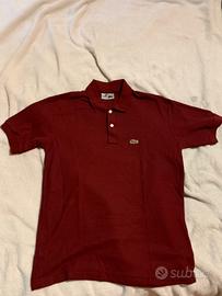 Polo Lacoste manica corta Bordeaux/Amaranto - TG S