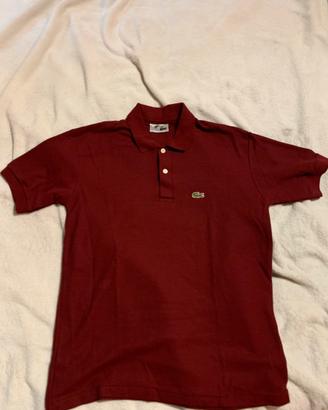 Polo Lacoste manica corta Bordeaux/Amaranto - TG S